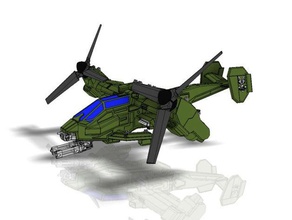 av-87 sparhawk 3dmodel aircraft airforce army future halo helicopter model osprey vtol wargaming 3d print model - Mito3D