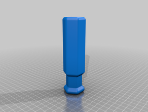 my customized file handle 3d print model - Mito3D