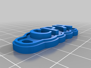 cpa keychain customized 3d print model - Mito3D
