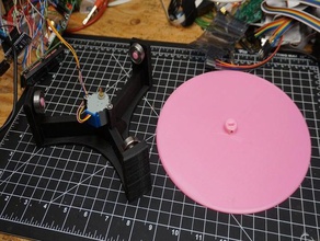 motorized turntable - 28byj stepper 608 bearings 3d scanning camera 3d print model - Mito3D
