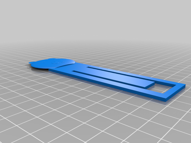 ryan bookmark 3D print model - Mito3D