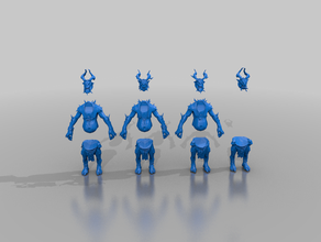 ghiaccio troll - norse tm aos i whfb 3d print model - Mito3D