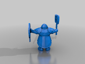 ironbreaker - dwarf tm aos whfb 3d print model - Mito3D