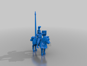 knight blazing sun - empire tm low poly aos whfb 3d print model - Mito3D