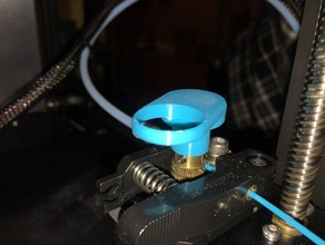 ender 3 filament bouton vitesse creality pro ender3 3d print model - Mito3D