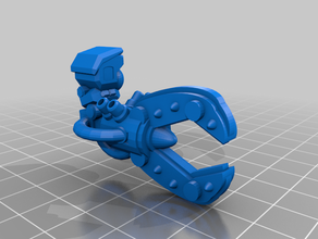 mechanical claw arm crab cyborg robot 3d print model - Mito3D