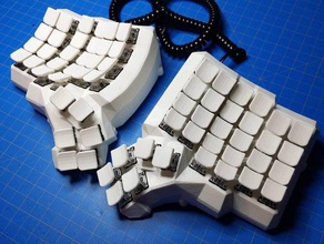 wide steno style keycaps mx switches 3d print model - Mito3D