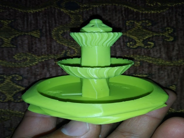 la pileta adorno manguera de jardín jardin 3D print model - Mito3D