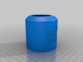 nuka cola inspired bottle koozie coozie 3d print model - Mito3D