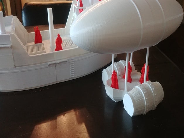 28mm de carga globo baloon no molestar dnd mini miniatura prop vehículo 3D print model - Mito3D