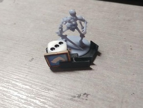 hex base 25mm monsters gloomhaven standee 3d print model - Mito3D