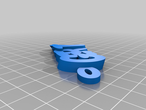 name keychain gerty customized 3d print model - Mito3D