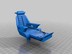 kenner ecto-1 chair 3d print model - Mito3D