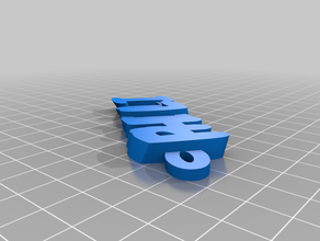 name keychain philli customized 3d print model - Mito3D