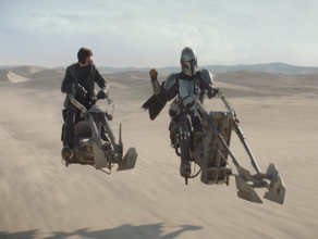 star guerras mandalorianas vez moto zephyr g visto durante tatooine episódio bicicleta de foco wars acrobacias 3d print model - Mito3D