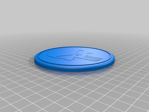 punisher verre coaster 3d print model - Mito3D