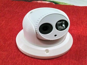 hikvision turret camera casing 3d print model - Mito3D