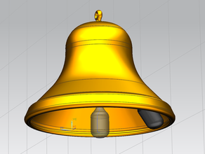 campana di natale 2019 - cloche de noël bell campanella les fêtes ornement codi-3d codi3d stebo l'année 3d print model - Mito3D