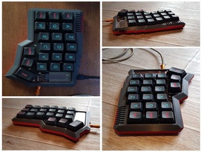 crkbd corne keyboard case cherry mx mechanical split 3d print model - Mito3D
