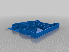sweet 16 cookie cutter customized 3d print model - Mito3D