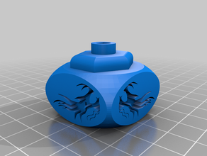 ender x-truder knob 3d print model - Mito3D