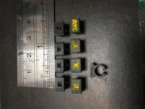 small cable label 3d print model - Mito3D