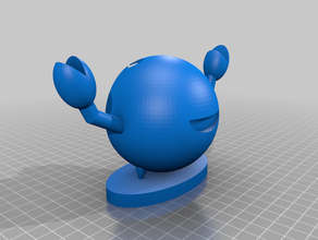 earbud crab 3d print model - Mito3D