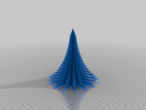 dikenli Noel ağacı delikli dekorasyon no&euml l vazo modu süslemeleri 3d print model - Mito3D