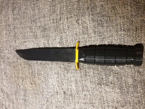 ka-bar airsoft blade kabar knives larp military tactical tpu training knife usmc 3d print model - Mito3D
