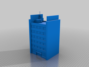 edificio w1 Gebäude rol 3d print model - Mito3D