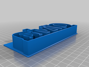 olivia cookie cutter su misura 3d print model - Mito3D