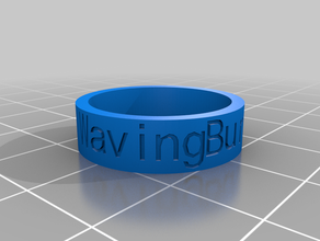 davids customized ring 3d print model - Mito3D