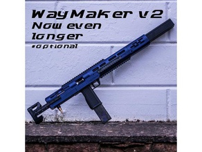 waymaker nerf blaster v2 long edition gun mod 3d print model - Mito3D