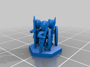 lotp-new-infantry-test hex infantry lotp lure prophets 3d print model - Mito3D