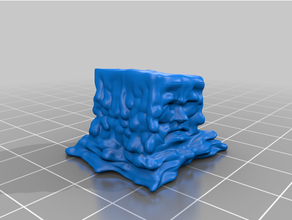 cubo gelatinoso dnd mini gelatinosa miniature da tavolo di gioco 3d print model - Mito3D