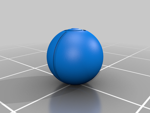istinto stile poke-ball pokeball pokemon andare 3d print model - Mito3D