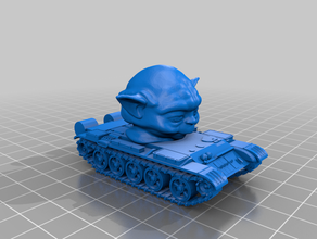 ainda outro yoda tanque v4 disney starwars star wars 3d print model - Mito3D