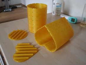 camembert moldes queijo 3d print model - Mito3D