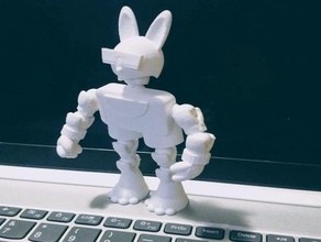 klicket v20 figura de acción android bola socket escritorio juguete la muñeca joyería titular soporte teléfono poseable el robot 3d print model - Mito3D