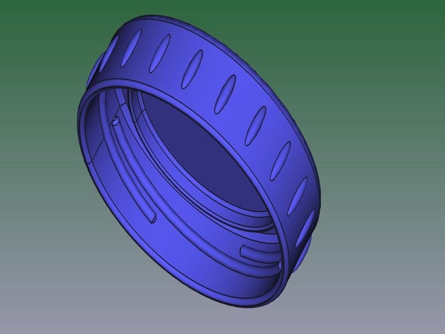 bouchon deckel 50 mm v2 3D print model - Mito3D