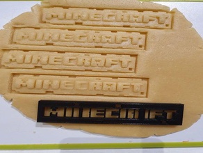 minecraft cortador de cookie cookiecutter 3d print model - Mito3D