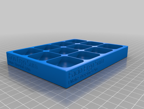 meu personalizados magnético parafuso bandeja caixa opcional tampa personalizado 3d print model - Mito3D