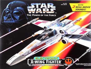 star wars x-wing fighter potf 1995 canon laser de remplacement Années 90 blaster le pouvoir la force sla imprimer jouet partie 3d print model - Mito3D