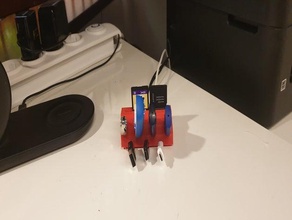 usb kabelhalter tutucu 3d print model - Mito3D