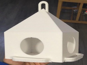 kuş evi birdfeeder 3d print model - Mito3D