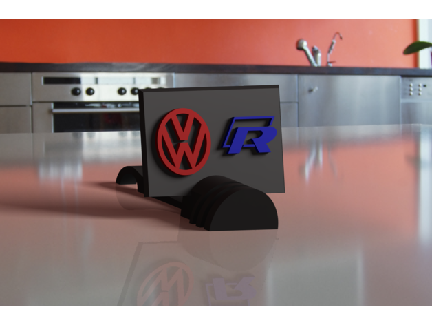 volk logo golf vw gtı 3D print model - Mito3D