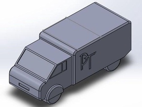 einfache cyberpunk Gepanzerte transport-Fahrzeug Kampagne rot paradiso terrestre rpg tabletop-Rollenspiel Fahrzeug 3d print model - Mito3D