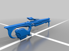 simmetria esotici scout rifle destino 2 arma 3d print model - Mito3D
