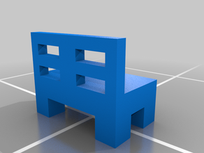simple bench 3d print model - Mito3D