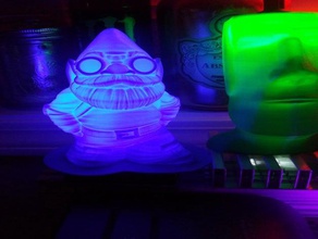 gnome-t10-lámpara gnome gnomeremix la luz del led iluminación t10 3d print model - Mito3D